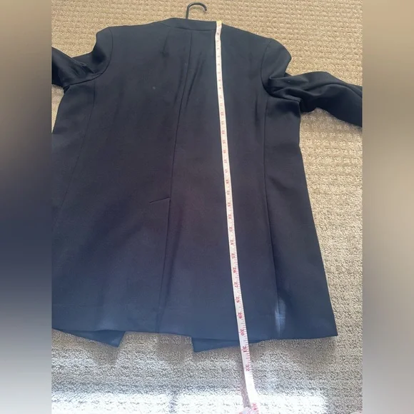 Spanx Women's The Perfect Oversized Blazer Collarless Black Size M - Picture 11 of 13